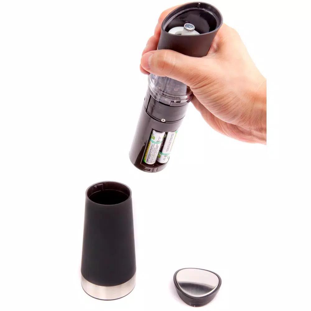 Ozeri Graviti Pro Electric Salt and Pepper Grinder Set, BPA-Free Ceramic Mills