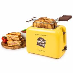 Unbranded Yellow Grilled Cheese Toaster with Extra-Wide Slots and Removable Baskets thumbnail 4