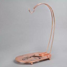 Creative Home Copper Plated Metal Banana Hanger & Fruit Organizer - Elegant Kitchen Decor thumbnail 2