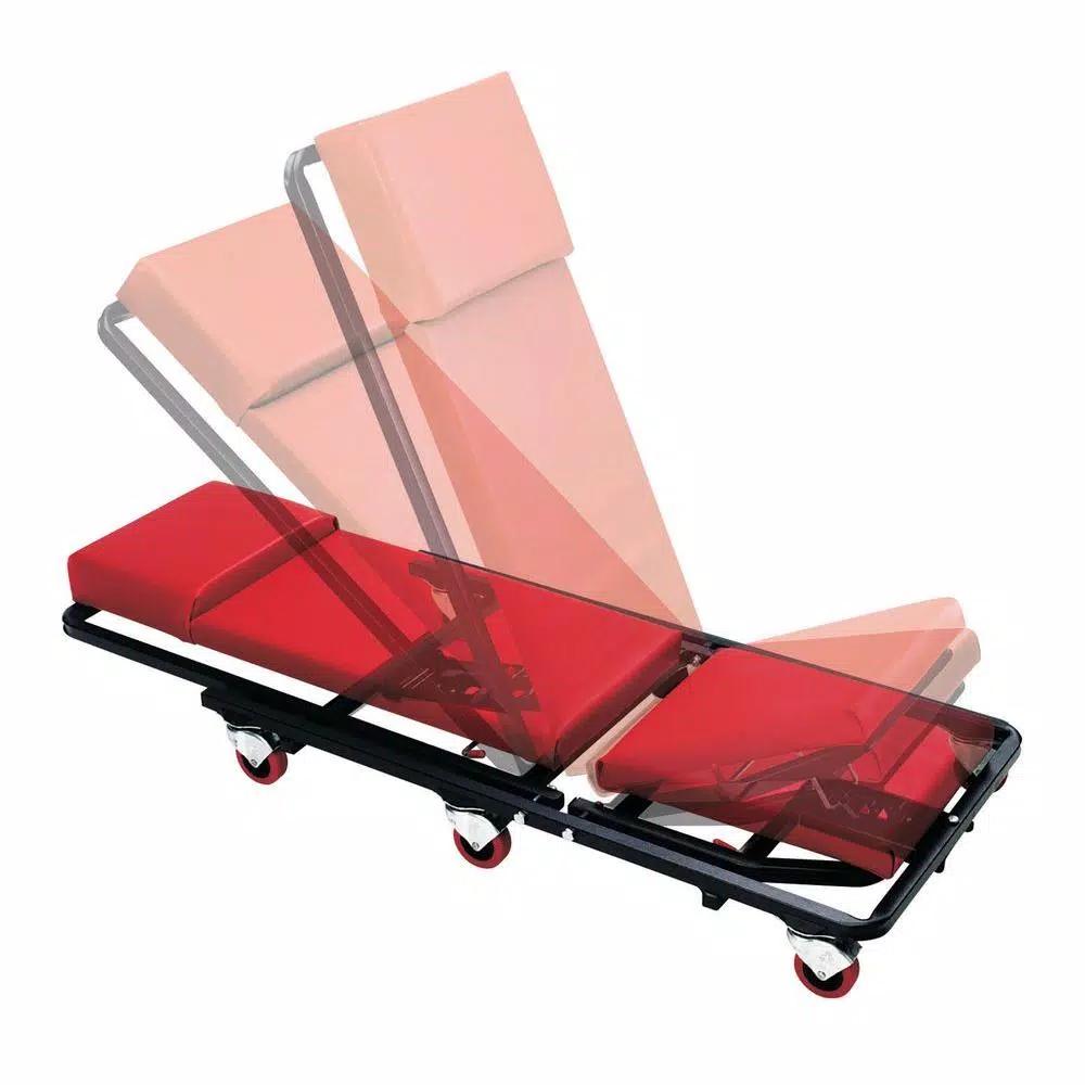 Toolstud 44 in. Adjustable Creeper with 6 Swivel Casters