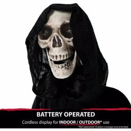Haunted Hill Farm 5.5 ft. Moaning Grim Reaper Animatronic Halloween Prop thumbnail 7