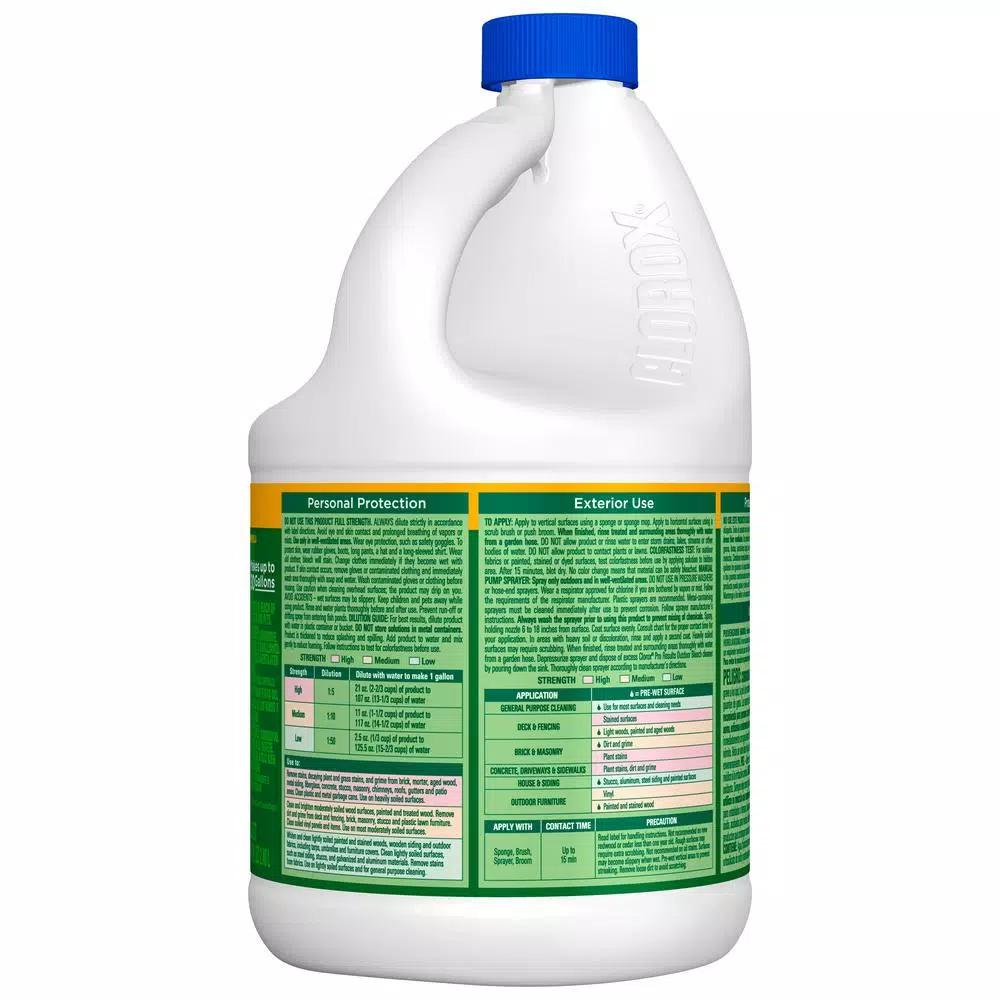 Clorox Outdoor Concentrated Liquid Bleach Cleaner, 81 oz