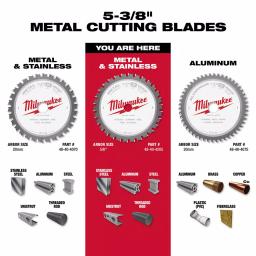 Milwaukee 5-3/8 in. 30T Carbide Metal & Stainless Steel Circular Saw Blade thumbnail 4
