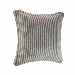 LR Home Beige and Cream Striped 22 in. x 22 in. 100% Cotton Throw Pillow thumbnail 2