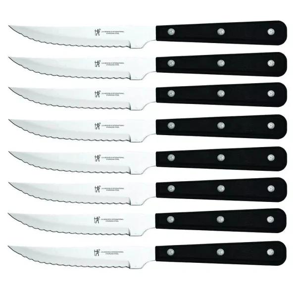 Henckels J.A. Henckels International 8-Piece Serrated Stainless Steel Steak Knife Set