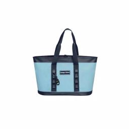 Camp-Zero Premium Carry-All Tote Bag - Waterproof Soft-Side Cooler, Blue and Gray thumbnail 1