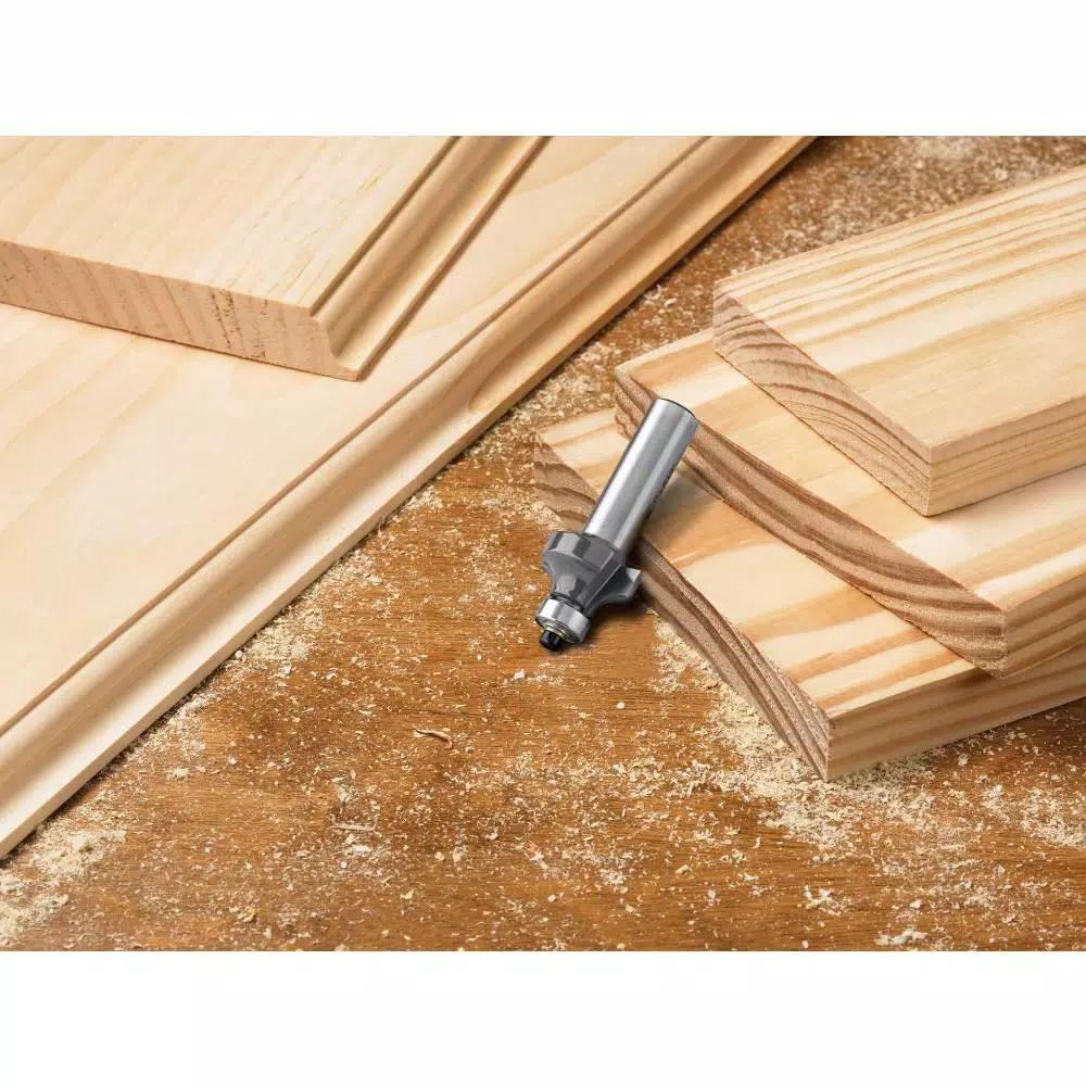 RYOBI 18V ONE+ Cordless Fixed Base Trim Router with 15-Piece Carbide Bit Set