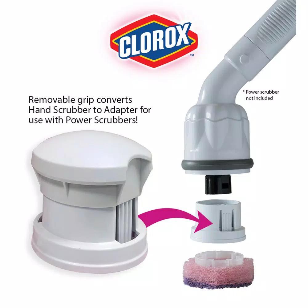 Unbranded Clorox Scrub Mate Kitchen Scrubber and Adapter Combo Pack with 9 Refill Pads