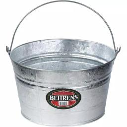 Behrens 4.25 Gal. Hot Dipped Galvanized Steel Pail, Silver thumbnail 1