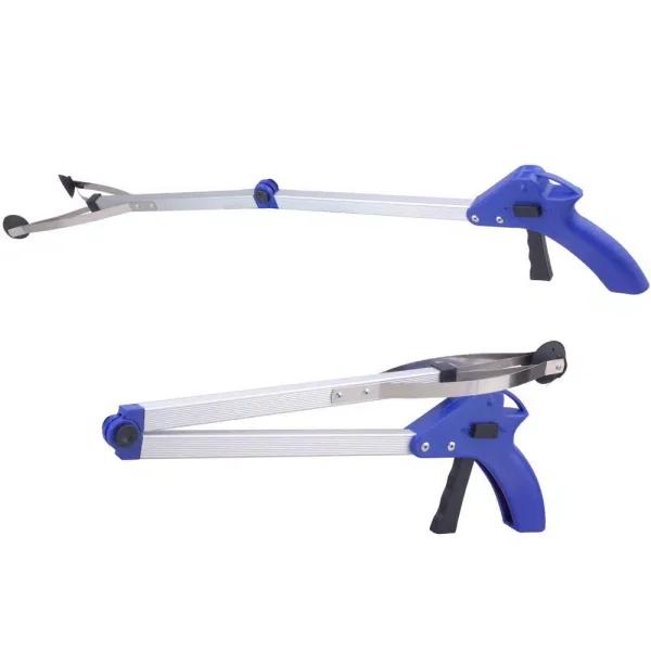 Steel Core 3 ft. Foldable Reaching Tool with Long Arm Claw (2-Pack)