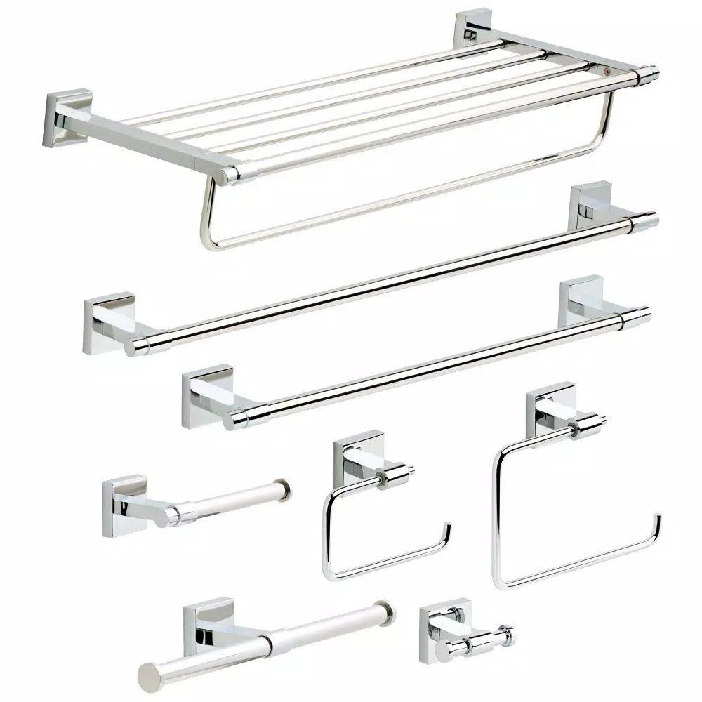 Franklin Brass Maxted 24 in. Single Towel Bar in Polished Chrome