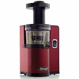 Omega Vertical Slow Speed Masticating Juicer, 150W, Red thumbnail 1