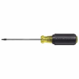 Klein Tools T15 Torx Screwdriver with 4 in. Round Shank and Cushion Grip Handle thumbnail 1