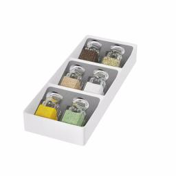 Lavish Home 3-Tiered Nonslip White Drawer Organizer thumbnail 3