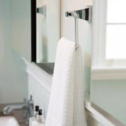 Speakman Rainier Polished Chrome Towel Ring - Square Design Hand Towel Holder thumbnail 2