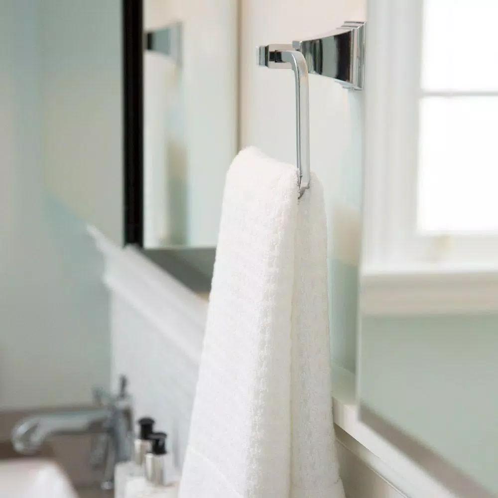 Speakman Rainier Polished Chrome Towel Ring - Square Design Hand Towel Holder