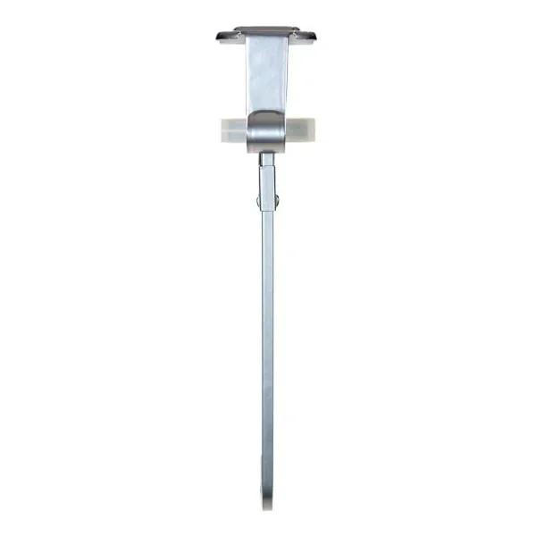 Village Lighting Company Silver Mantle Garland and Stocking Holder 3-Pack - Adjustable Metal Mantle Hangers