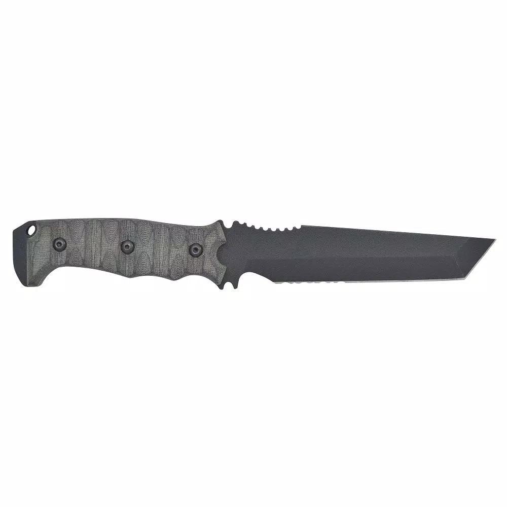 Camillus DAGR Carbon Steel Tanto Fixed Blade Knife with G10 Handle and Molded Sheath