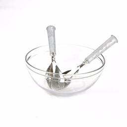 Mind Reader Stainless Steel Salad Server Set - 2-Piece Spoon and Fork Utensils thumbnail 5