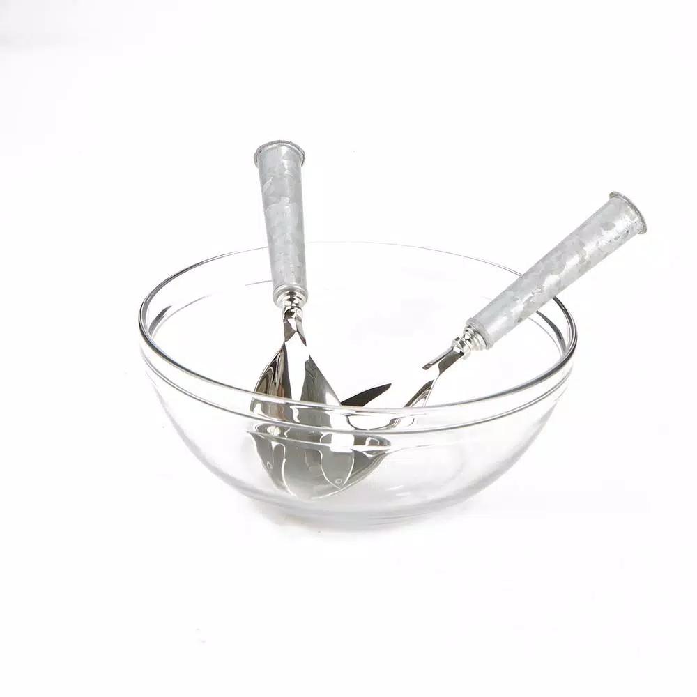 Mind Reader Stainless Steel Salad Server Set - 2-Piece Spoon and Fork Utensils