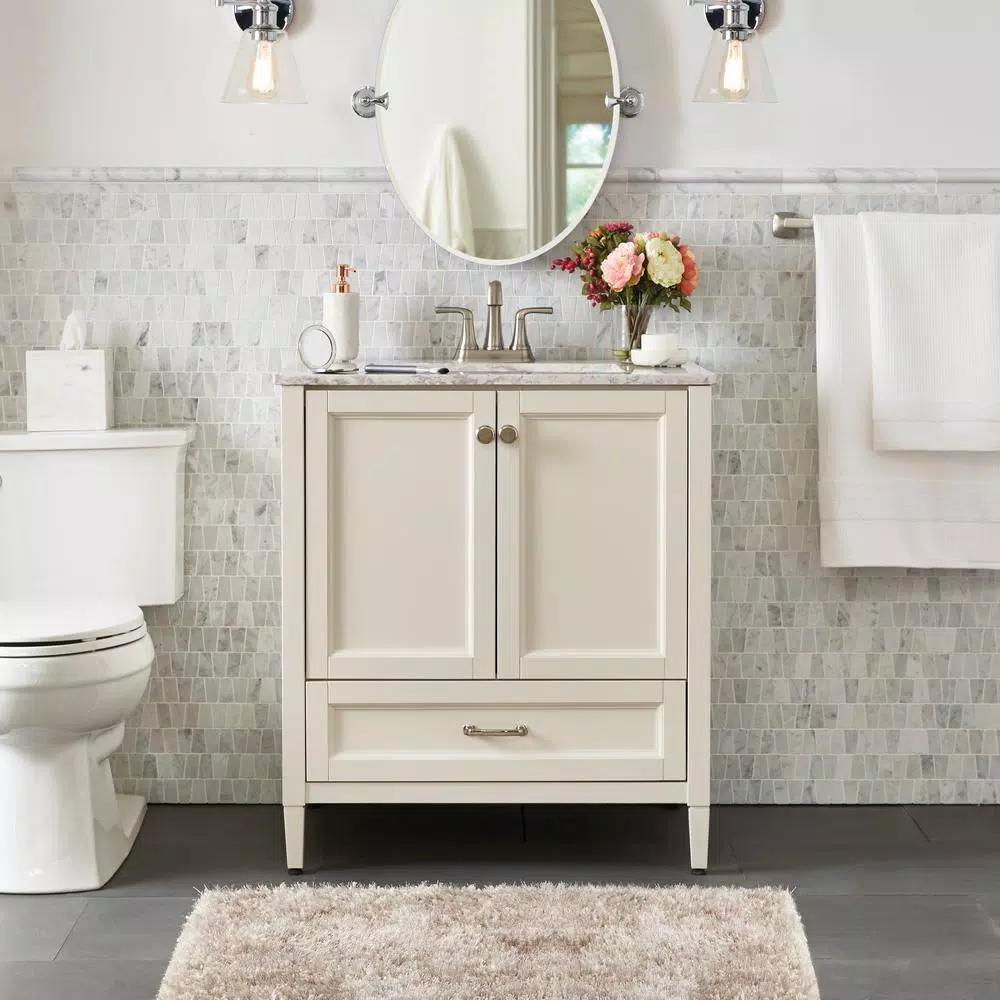 Pfister Venturi 24 in. Single Towel Bar in Spot Defense Brushed Nickel