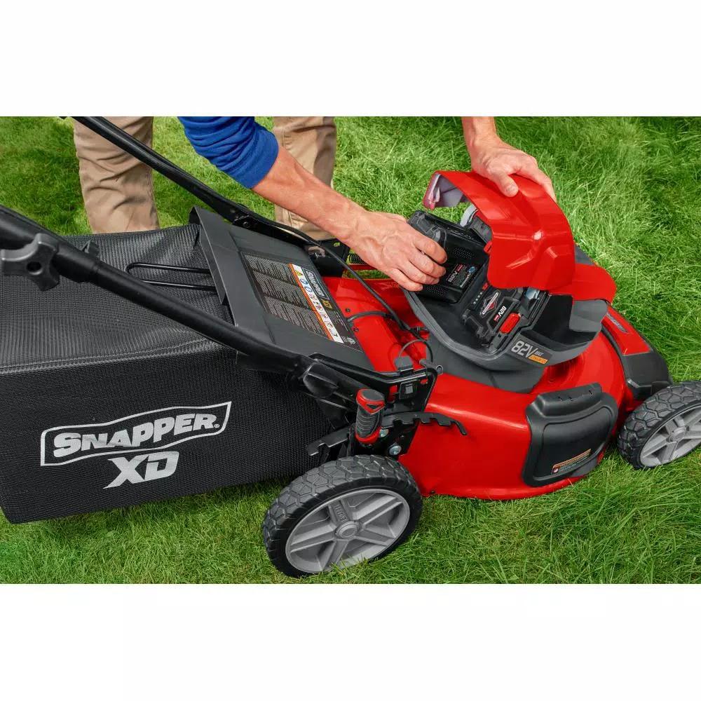 Snapper XD 19 in. 82V Cordless Self-Propelled Mower Kit with StepSense Technology