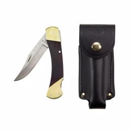 Klein Tools Klein's Sportsman Folding Knife with Ebony Wood Handle and Stainless Steel Clip Point Blade thumbnail 7