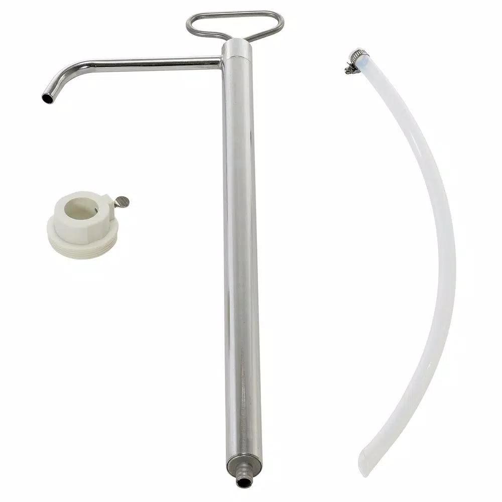 Vestil Stainless Steel 316 Piston Pail Pump for 5 Gallon Pails, 1 in. Bung Size