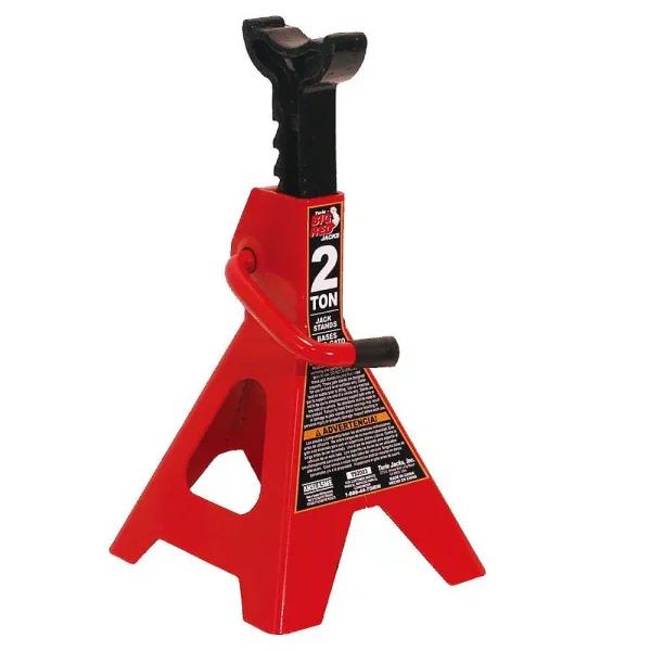 Big Red 2-Ton Steel Jack Stands, 4000 lb. Capacity, 2-Pack