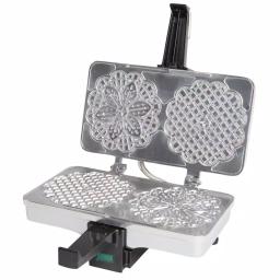 CucinaPro 2-Waffle Stainless Steel Pizzelle Maker, 5-inch Traditional Italian Waffle Iron thumbnail 1