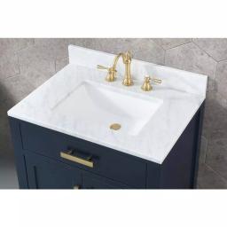 Water Creation 8 in. Widespread High Arc Lavatory Faucet, Satin Brass thumbnail 3