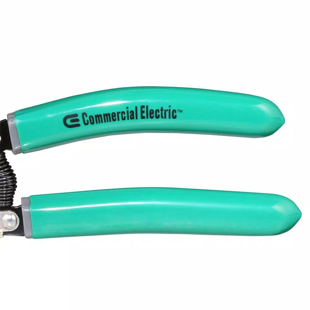 Commercial Electric 7 in. Wire Stripper and Cutter with Non-Slip Cushion Grip