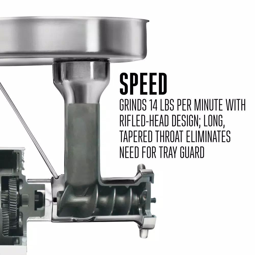 Weston Pro Series #22 1.5 HP Stainless Steel Electric Meat Grinder & Sausage Stuffer