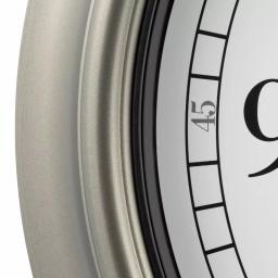 La Crosse Technology 18-Inch Atomic Analog Wall Clock with Thermometer & Hygrometer, Pewter thumbnail 6