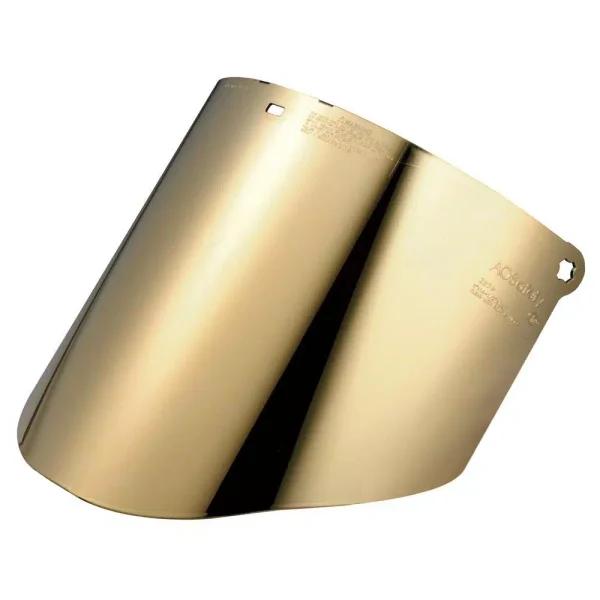3M CP96G Gold-Coated Clear Polycarbonate Faceshield Windows, Case of 10