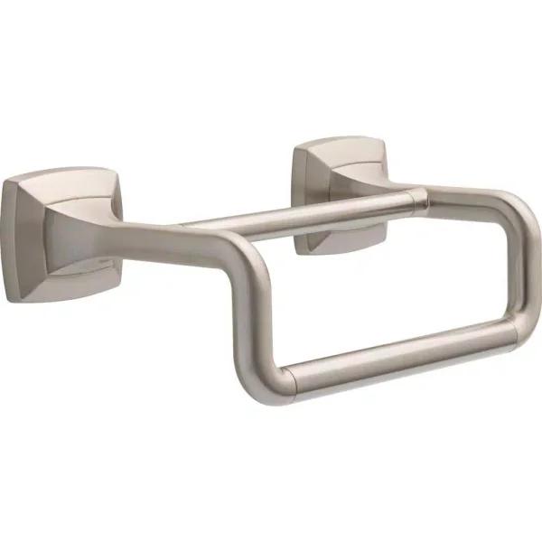Delta Portwood 6 in. Double Hand Towel Bar in SpotShield Brushed Nickel