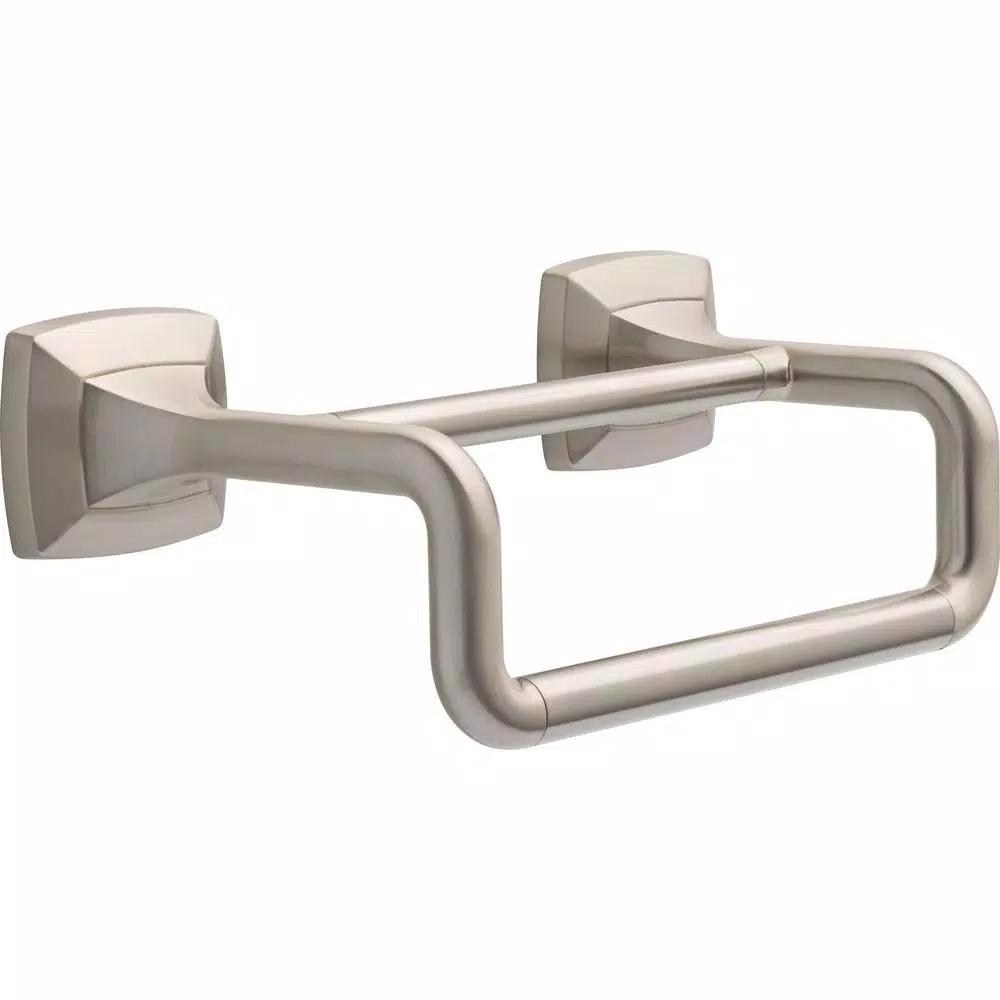 Delta Portwood 6 in. Double Hand Towel Bar in SpotShield Brushed Nickel