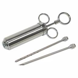Bayou Classic 2 oz. Stainless Steel Seasoning Injector with Two Specialized Needles thumbnail 1