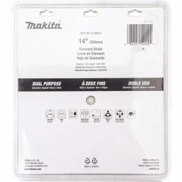 Makita 14 in. 76cc 4-Stroke Gas Power Cutter with Bonus 14 in. Segmented Rim Diamond Blade thumbnail 4