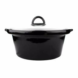 Brentwood Appliances 3.5 Qt. Blue Diamond Pattern Slow Cooker with Tempered Glass Lid thumbnail 3
