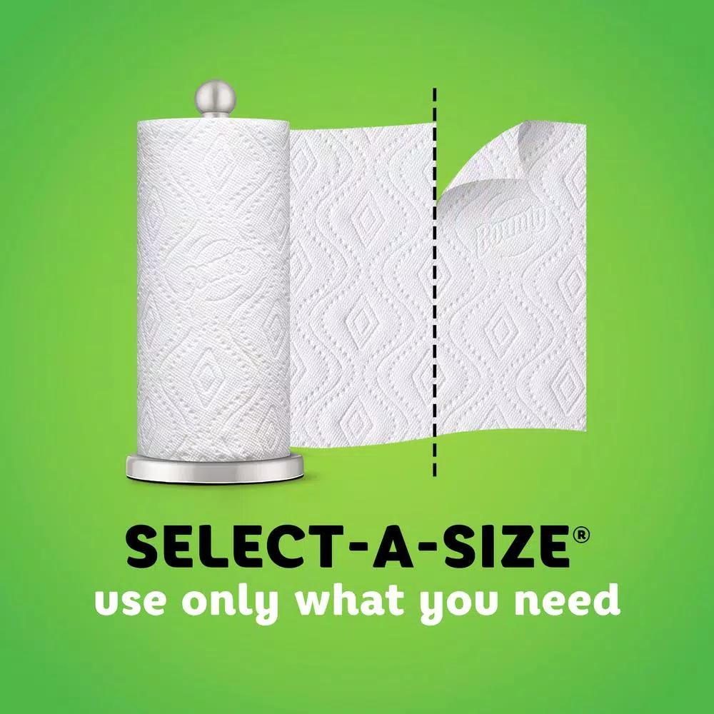 Bounty Select-A-Size White Paper Towels, 12 Double Rolls