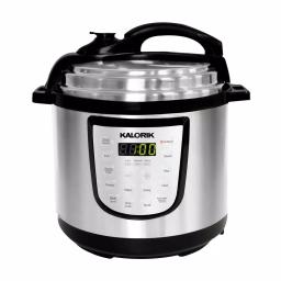 KALORIK 6 Qt. Stainless Steel Digital Multi-Cooker, Electric Pressure Cooker, Slow Cooker, and Rice Cooker thumbnail 1