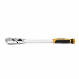 GEARWRENCH 1/2 in. Drive 90-Tooth Locking Flex Head Teardrop Ratchet thumbnail 4