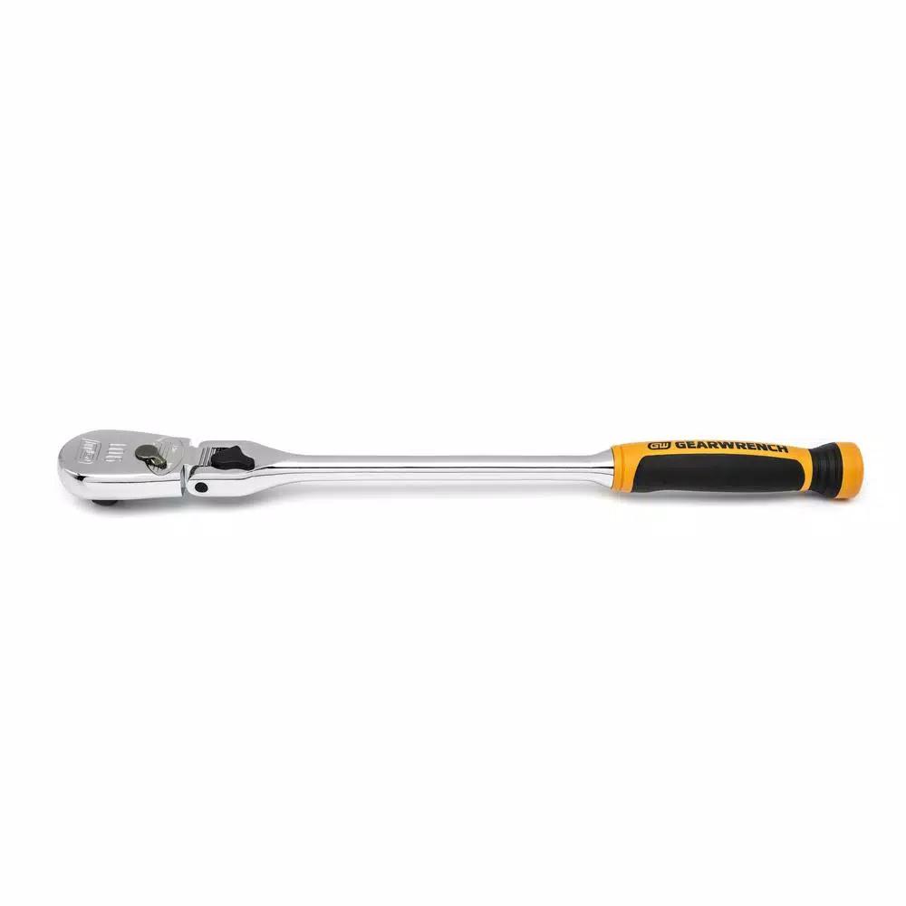 GEARWRENCH 1/2 in. Drive 90-Tooth Locking Flex Head Teardrop Ratchet