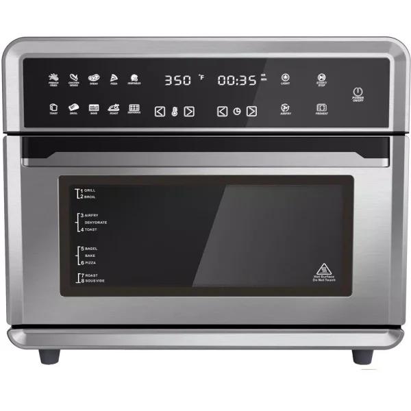 Caso Design 26 Qt. Stainless Steel Air Fryer Toaster Oven with 9-in-1 Functions