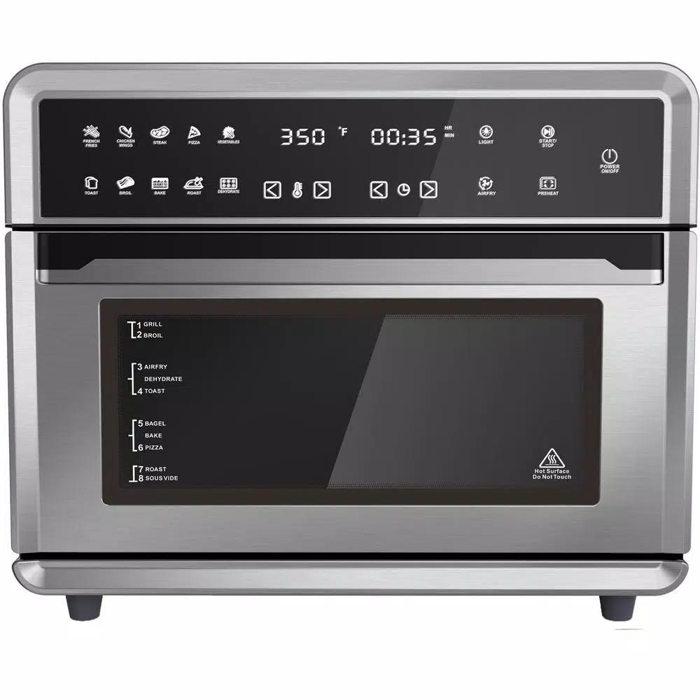 Caso Design 26 Qt. Stainless Steel Air Fryer Toaster Oven with 9-in-1 Functions