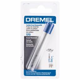 Dremel Carbide Grout Removal Rotary Tool Bit, 1/8 in. Shank, for Wall and Floor Tile Repair thumbnail 3