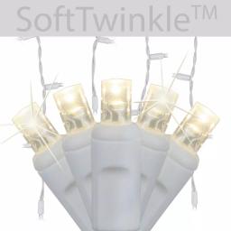 Wintergreen Lighting SoftTwinkle 7 ft. 70-Light LED Warm White Icicle Lights thumbnail 2