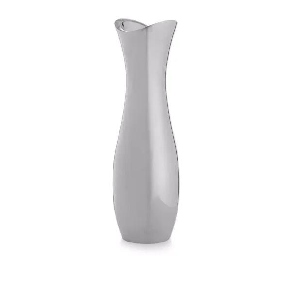 Nambe Stryker 13 in. Metal Alloy Decorative Table Vase by Karim Rashid