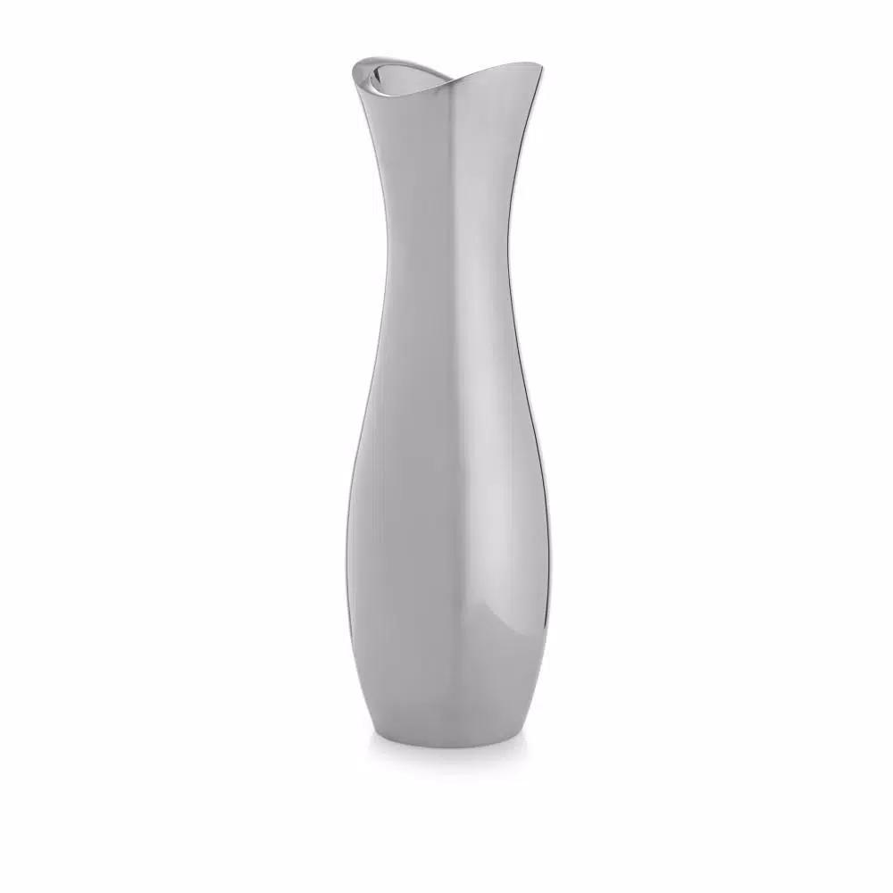 Nambe Stryker 13 in. Metal Alloy Decorative Table Vase by Karim Rashid